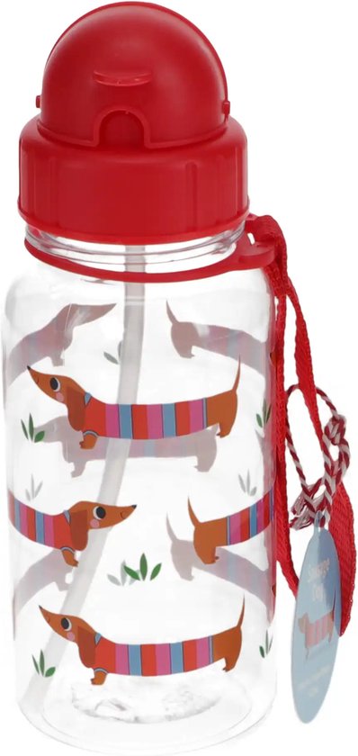 The Cotton Cloud RVS Drinkfles – Teckel