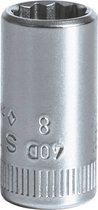 Stahlwille 40 D 8 01030008 Dubbel zeskant Dopsleutelinzetstuk 8 mm 1/4 (6.3 mm)