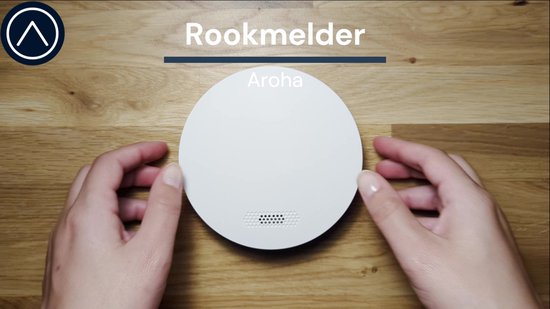 Aroha Safety Pro Rookmelder - 10 jaar batterij & sensor - Extra dun design rookmelder, brandmelder - Multipack 2 set