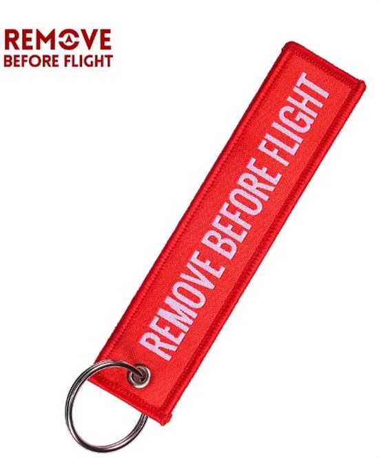 Go Go Gadget - Remove before Flight - Sleutelhanger - Rood