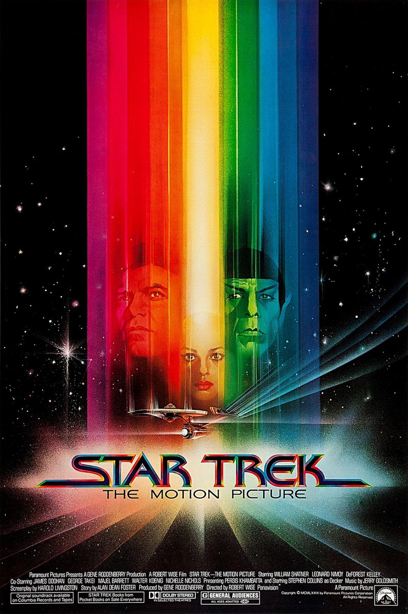 karo-art Poster - Star Trek 1979, Originele Filmposter, Premium Print, Professioneel Fotopapier Multikleur