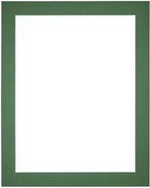 Votre Décoration Passe-Partout - Format cadre 50x65 cm - Format photo 42x57 cm - Vert Forêt