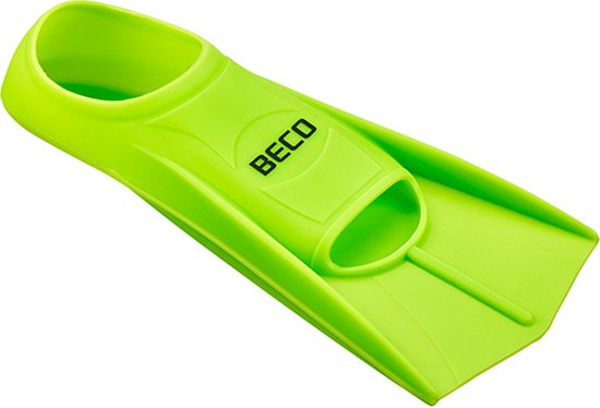 BECO zwemvliezen kort - voor volwassenen/kinderen - silicone - groen - maat 33-35