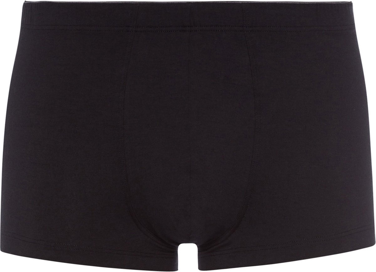 Hanro Cotton Superior Korte short - 0199 Black - maat XXL (XXL) - Heren Volwassenen - Katoen/elastaan- 073086-0199-XXL