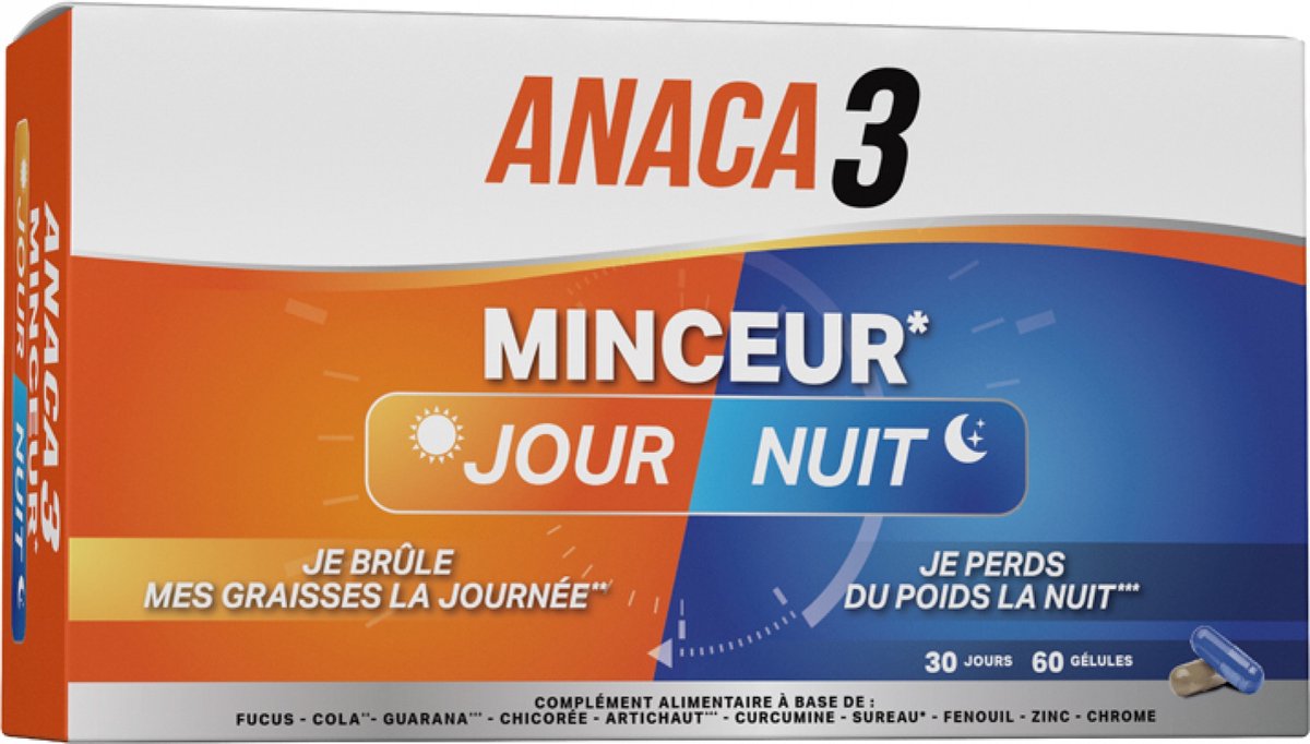 Goedkoopste Anaca3 Afslanken Dag/Nacht 60 Capsules