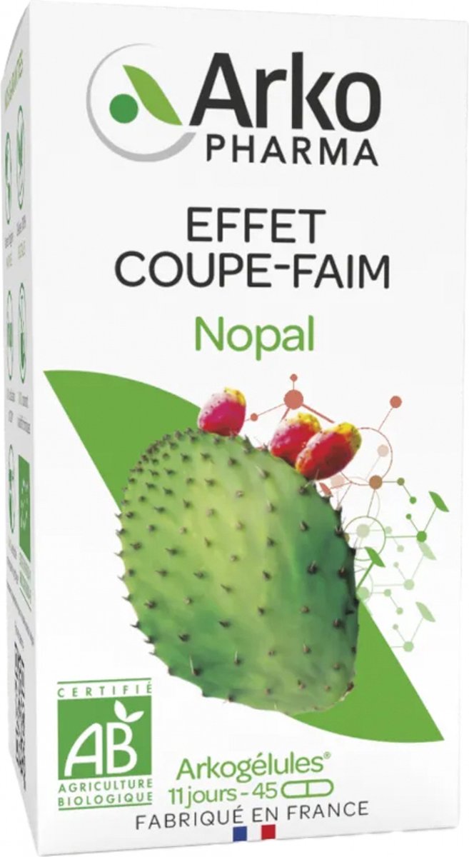 Goedkoopste Arkopharma Arkogélules Nopal Bio 45 Gélules