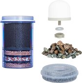 Aqualine 18 / Coolmart CM101 complete set filters en stenen - alkalisch (PH-ring)