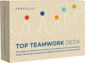 Vertellis | TOP Teamwork Deck | 101 vragen en dilemma's voor een sterkere teamdynamiek | communicatie, verbinding en reflectie