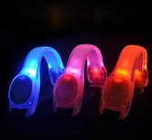 New Age Devi - "Roze LED Veiligheidsarmband - Safety Band voor Sport en Hardlopen"