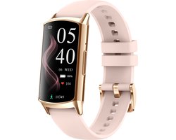 Kiraal Diva – Stijlvolle Activity Tracker – Functioneel – Android & iOS – Siliconen – Roze
