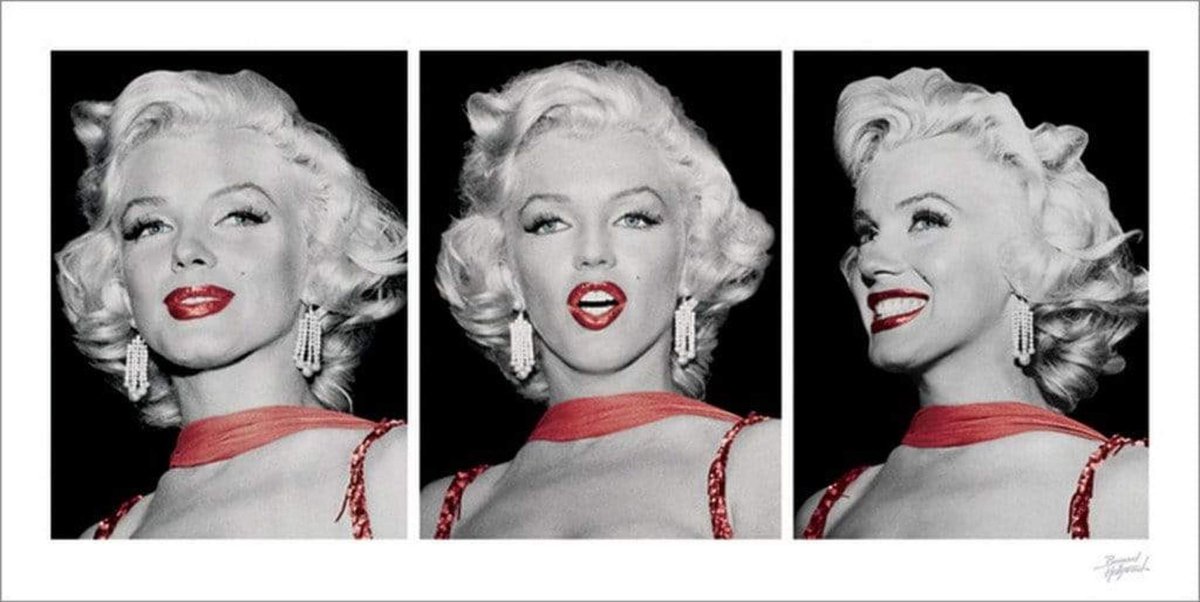 Pyramid Poster - Marilyn Monroe Dress Triptych - 50 X 100 Cm - Multicolor Divers
