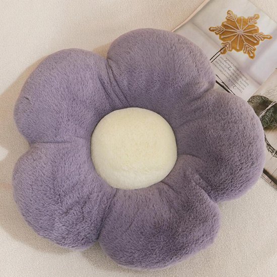 Sierkussen Bloem - Flower Cushion - Bloemvormig Kussen - Aesthetic Kussen met Bloemvorm - 50x50 cm