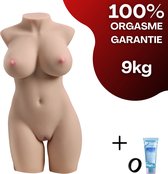 Sexpop - 9KG - Masturbator Voor Man - Levensechte Sekspop - Sex Toys Voor Mannen - Incl Cockring, Glijmiddel & Cleaning sticks