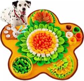 Snuffelmat voor honden, 60x60cm, hondenspeelgoed, hondenpuzzel, intelligentie puzzel mat, denkspel hond, traktatie mat, multifunctionele hondenvoer mat,