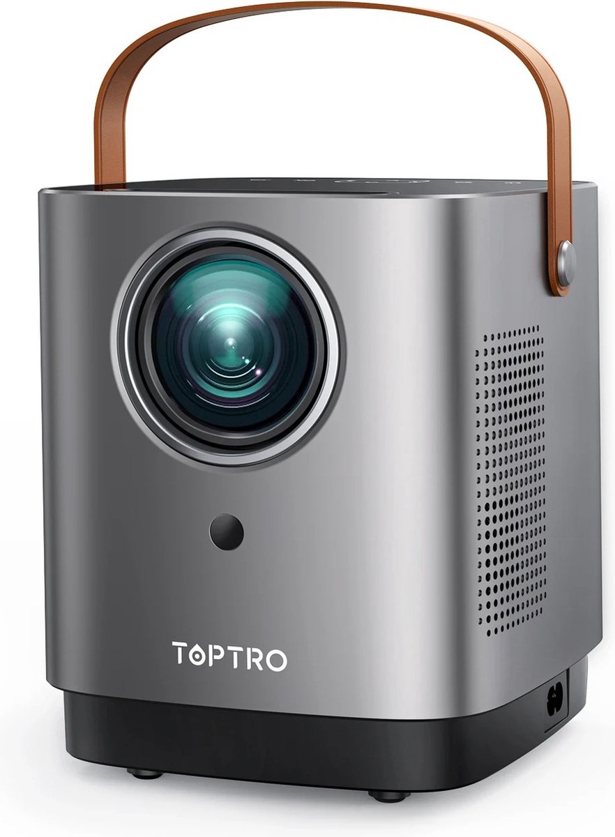 Toptro - Projector - Beamer - Draagbaar - 5G - Wifi - 1080P - Mini Beamer - Stofdicht