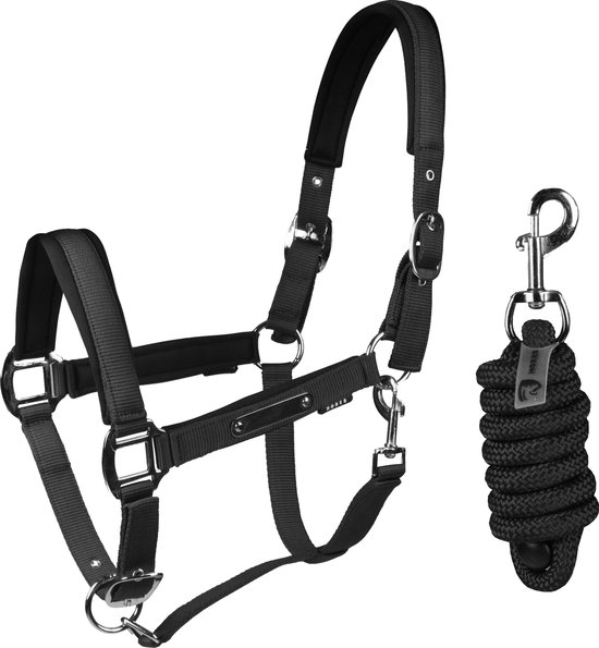 Halsterset Horka Classic Delight Zwart - Mini Shetlanderlander