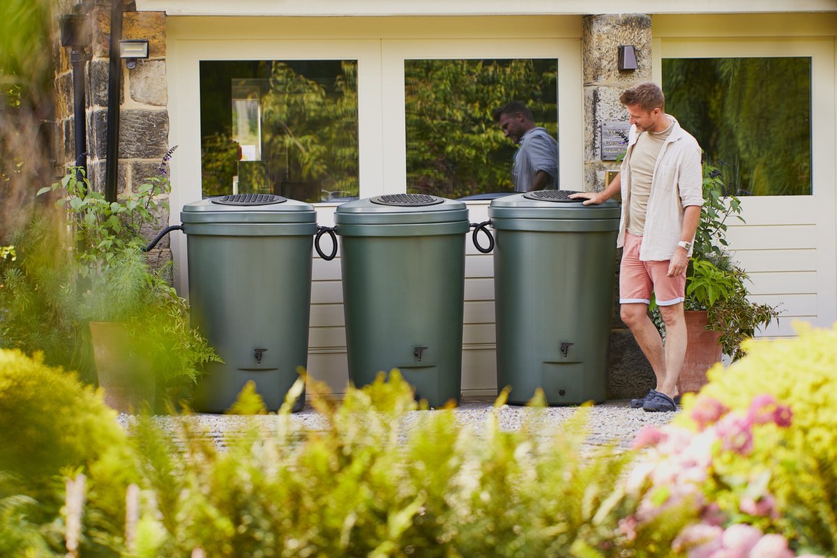 Harcostar Récupérateur XXL 350 liter avec couvercle et robinet
