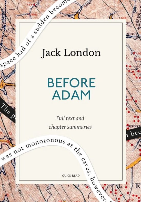 Before Adam: A Quick Read edition - cover