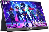 Arzopa A1 Game - Portable Gaming Monitor - 144hz - 16.1 inch - Met Cover