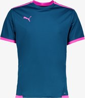 Puma Teamliga Jersey heren sport T-shirt - Blauw - Maat S