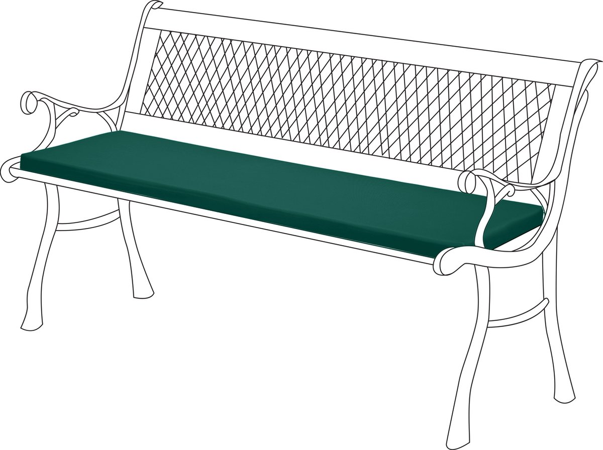 Tuinbank kussen - 2-Zitter ZitKussen - Bankkussen voor Tuin - Zachte en Lichtgewicht Waterbestendig Materiaal