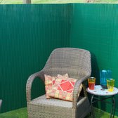 Nature - Tuinscherm - dubbelzijdig - 1 x 3m - PVC - groen - zeer goede afscherming