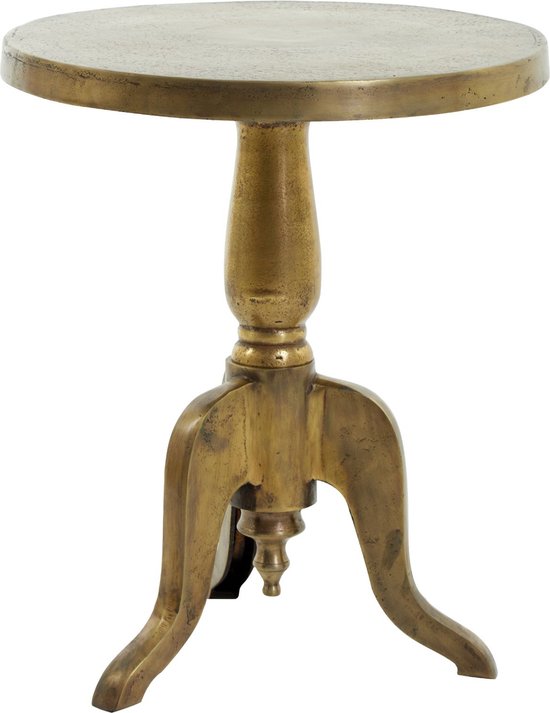 Light&living Table d'appoint Ø50x60 cm KORTO bronze antique