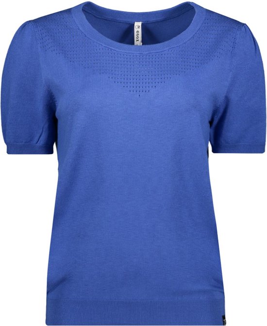 Zoso Trui Nina Knitted Sweater 242 1010 Strong Blue Dames Maat - XL