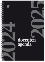 Ryam - Docenten Agenda - 2024/2025 - Week op 2 pagina's - Spiraal - A4 - Zwart - 12mnd
