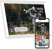 MAXEON® Digitale Fotolijst - Wifi en Frameo App - Fotokader - 10.1 inch HD - IPS Touchscreen - 32 GB - Wit - Perfect Moederdag cadeau!