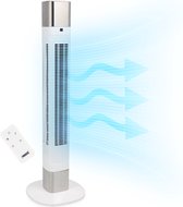 Ventilatoren - Princess 358275 - Slimme torenventilator; Wit; Timerfunctie; Fan; Slimme ventilator; Afstandsbediening en App bestuurbaar; Energiezuinige koeling