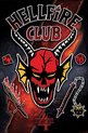 Poster Stranger Things 4 Hellfire Club Emblem Rift 61x91,5cm