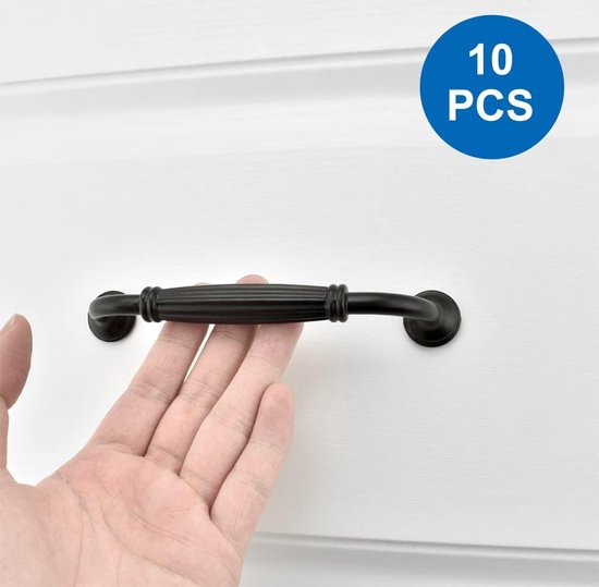 SYZOW 6 stuks Verborgen keukengrepen meubelgreep-goud Onzichtbare Verborgen Pull Handvat keukenkast handgrepen 64mm