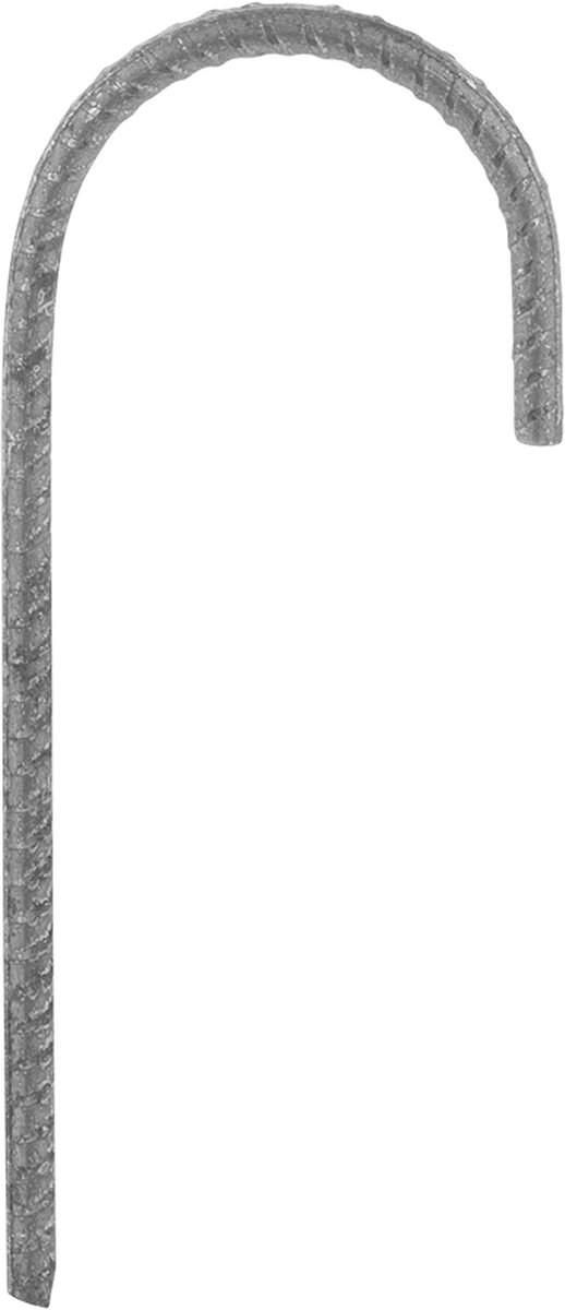 10x Grondanker staal 8mm 20cm.