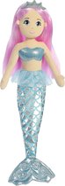 Aurora - Sea Sparkles - Mermaid - Zeemeermin - Crystal - Blauw/Zilver - 42 cm