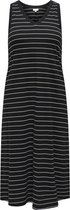 ONLY CARMAKOMA CARMAY LIFE S/L CALF V-NECK DRESS JRS Dames Jurk - Maat L