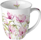 Ambiente - Tasse à café - Magnolia en fleurs - 400 ml