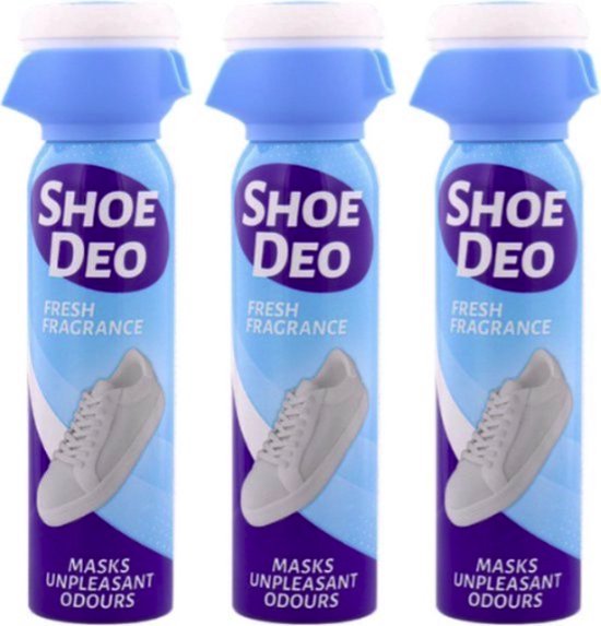 3 x 150ml Schoenendeodorant - Sneakerdeo - Schoen Deodorant - Anti Geur Spray