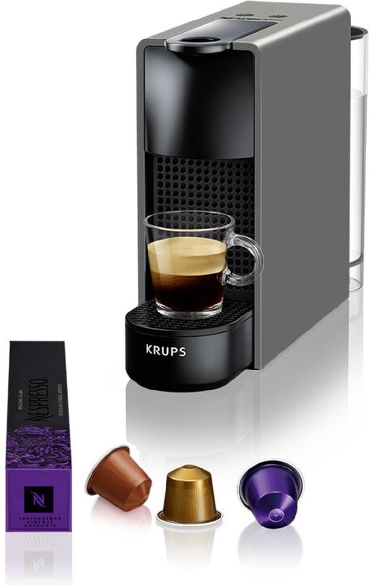 Krups Nespresso Essenza Mini XN110B - Koffiecupmachine - Grijs - Krups