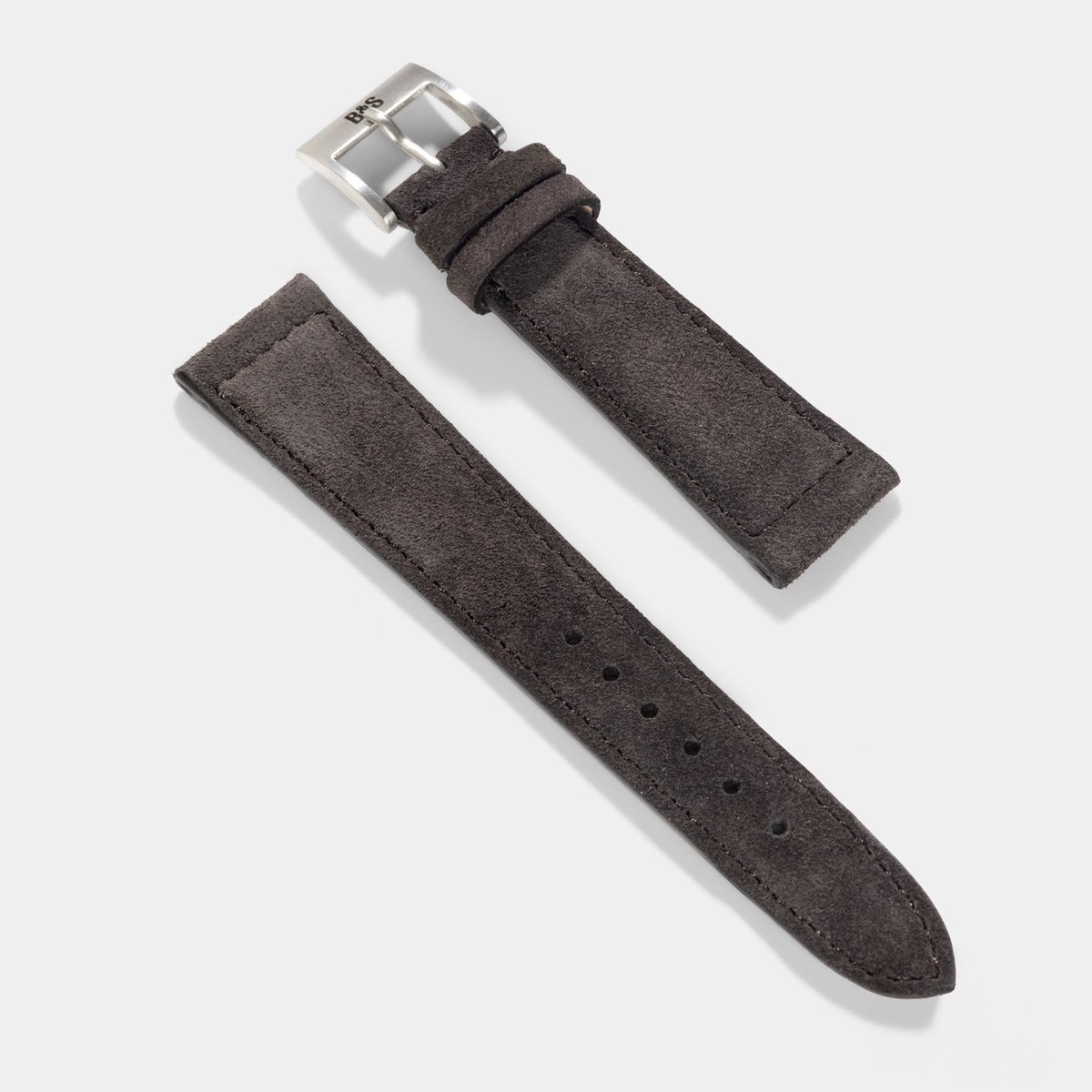 BS Leren Horlogeband Luxury - Silky Suede - 20mm