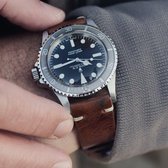 B&S Leren Horlogeband Luxury - Siena Brown - 20mm