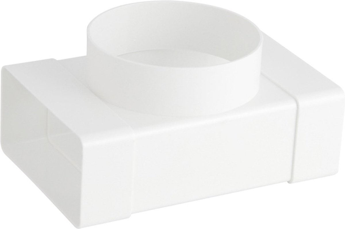 Nedco BV T-stuk 110x54mm- 2x ø 100mm kunststof wit