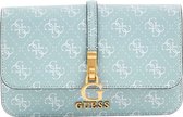 Guess G James Logo Xbody Flap Orgnzr turquoise logo