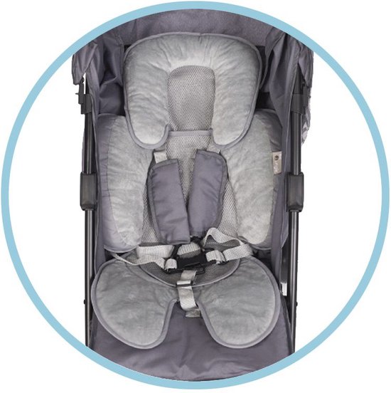 Bo Jungle B-Snooze Grey-Black 3 in 1 Universeel Kussen van Merkloos — afbeelding 4
