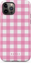 BURGA Telefoonhoesje voor iPhone 12 PRO MAX - Schokbestendige Hardcase Hoesje - Think Pink