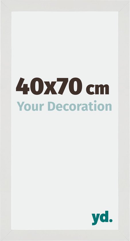 Cadre Photo Mura Your Decoration - 40x70cm - Wit Mat