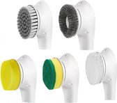 Brush- Schrobborstel – voor badkamer of keuken –5 vervangende koppen voor elektrische spin-scrubber handreinigingsborstel-5 stuks borstelvullingen