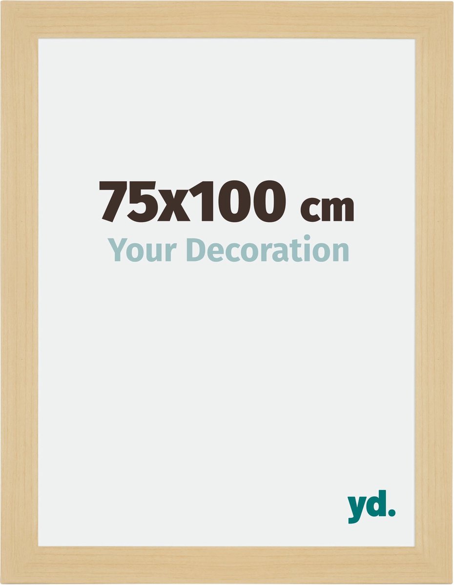 Your Decoration - Fotolijst 75x100 cm - MDF - Ahorn Decor - Mura