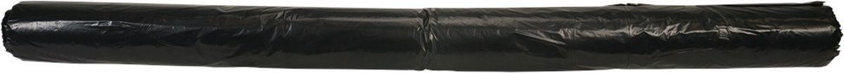 Foliefol bouwfolie - T100 - zwart - 50 x 6 meter - 0.027 mm dik - PEF10250-0123