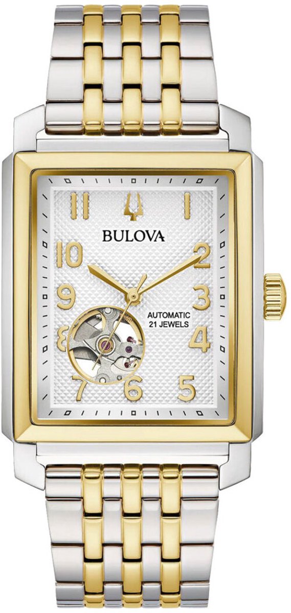 Bulova Sutton Automatic 98A308 Horloge - Staal - Multi - Ø 36.5 mm